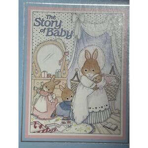 Vintage 1987 The Story of baby Memory Book